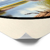 美しい緑の円形3Dイメージ素晴らし ポスター (角)