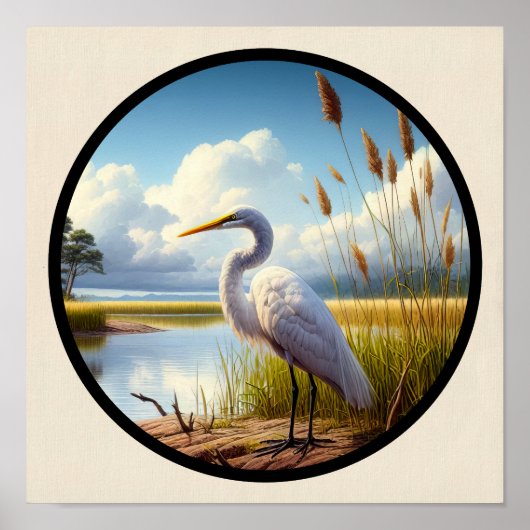 美しい緑の円形3Dイメージ素晴らし ポスター (正面)