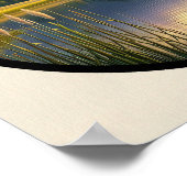 美しい緑の円形3Dイメージ素晴らし ポスター (角)