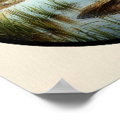 美しい緑の円形3Dイメージ素晴らし ポスター (角)