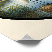 美しい緑の円形3Dイメージ素晴らし ポスター (角)