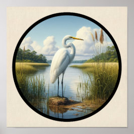 美しい緑の円形3Dイメージ素晴らし ポスター