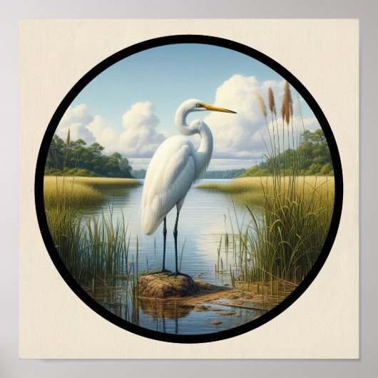 美しい緑の円形3Dイメージ素晴らし ポスター (正面)