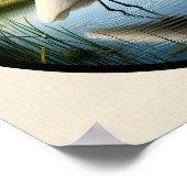 美しい緑の円形3Dイメージ素晴らし ポスター (角)