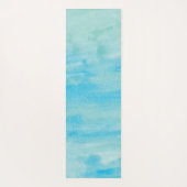 美しい緑の水の色タオのミオメイド ヨガマット (裏面)