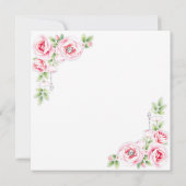 美しい緑の目の妖精と蝶空白の カード (裏面)