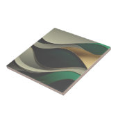 美しい緑の金ゴールドホームタイル タイル (側面)