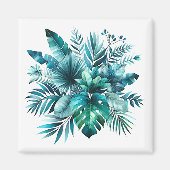 美しい緑豊かな熱帯離れの磁石 マグネット (正面)