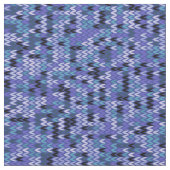 美しい編み物模様の青と紫 ファブリック (クローズアップ)
