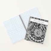 美しい編集可能レース ノートブック (内部)