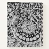 美しい編集可能レース ノートブック (裏面)