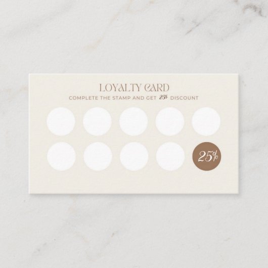 美しい編集可能ロイヤリティ 名刺 (正面)