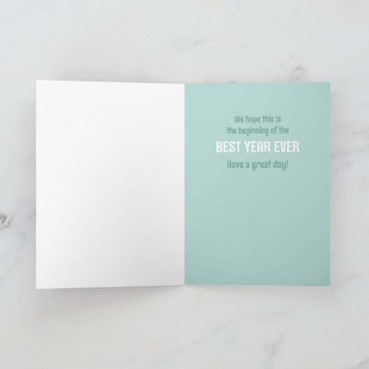 美しい繊細な禅のドードルフラワーCC1276誕生日 カード (内部)