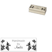 美しい繊細な花手作りの木版画 ラバースタンプ (押印)