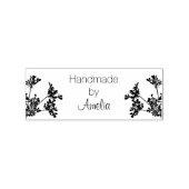 美しい繊細な花手作りの木版画 ラバースタンプ (インプリント)