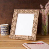 美しい繰り返し レーザー彫刻フレーム (左)