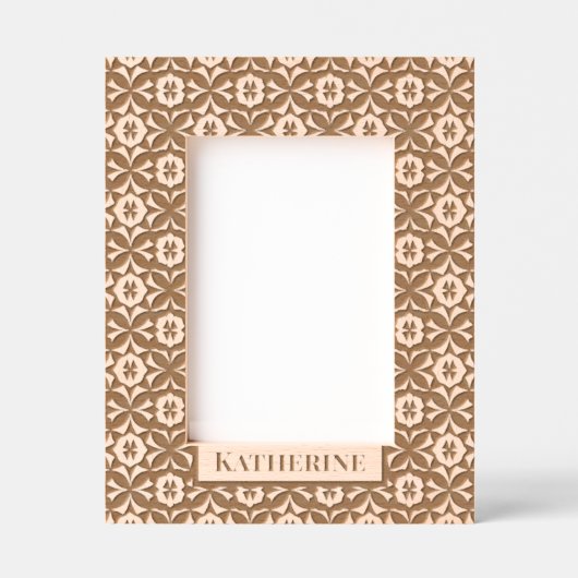 美しい繰り返し レーザー彫刻フレーム (正面)