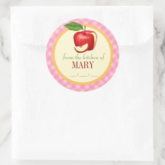 美しい缶詰ラ芸術的ベル図解入りの、写真付きの ラウンドシール (バッグ)