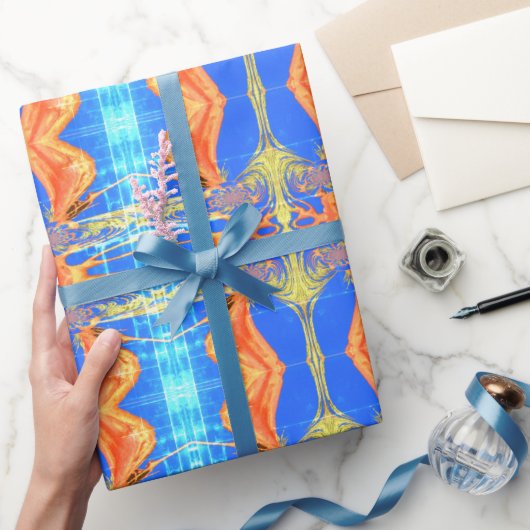 美しい美しいアフリカの部族プリントのベクトルアート ラッピングペーパー (ギフト)