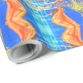 美しい美しいアフリカの部族プリントのベクトルアート ラッピングペーパー (ロールコーナー)