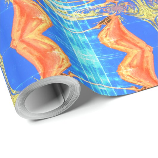 美しい美しいアフリカの部族プリントのベクトルアート ラッピングペーパー (ロールコーナー)