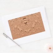 美しい美しいアフリカライオンの頭のベクトルパターン 長方形シール (封筒)