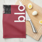 美しい美しいギターアフリカのグレースケールモチーフAr キッチンタオル (四つ折り)