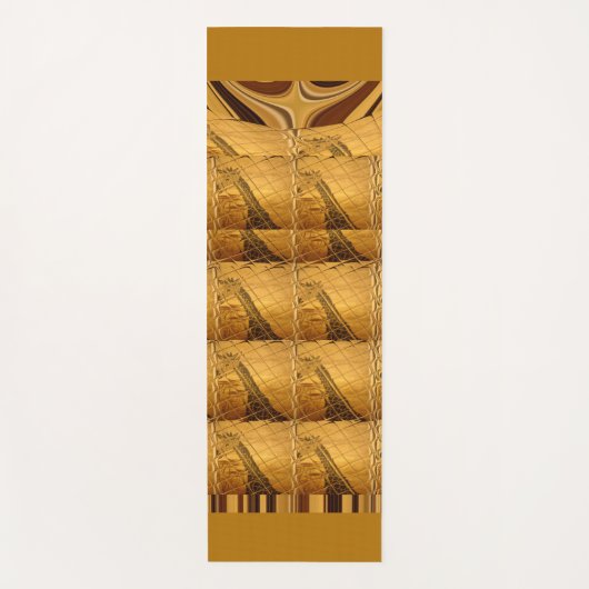 美しい美しいケニアの自然の野生の動物キリン ヨガマット (正面)