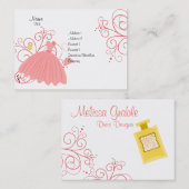 美しい美しいドレス 名刺 (正面/裏面)