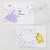 美しい美しいドレス 名刺 (正面/裏面)