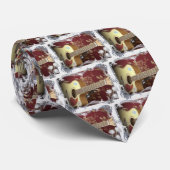 美しい美しいヴィンテージギターをアフリカのモチーフに ネクタイ (ロール)