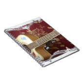 美しい美しいヴィンテージギターをアフリカのモチーフに ノートブック (右側)