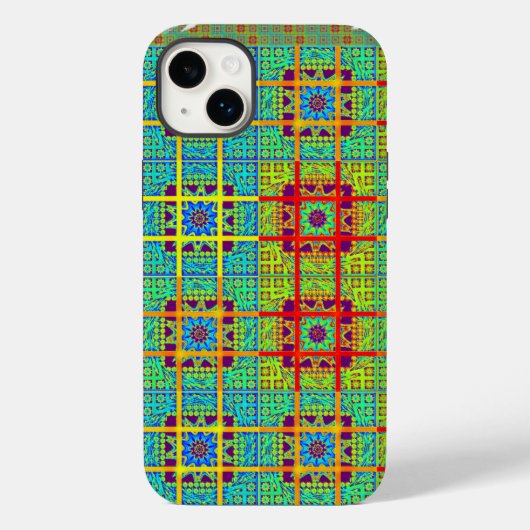 美しい美しい南アフリカの部族プリントベクトル Case-Mate iPhoneケース (裏面)