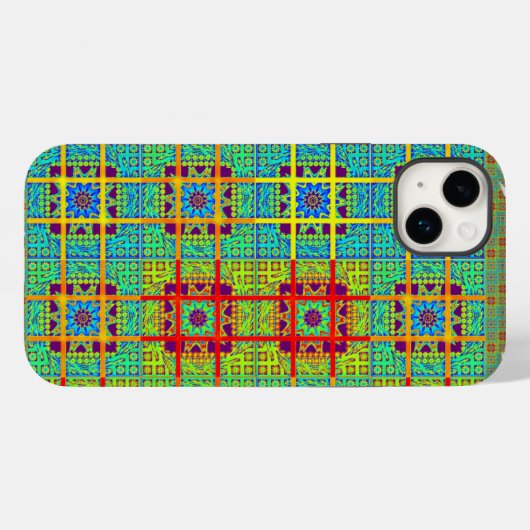 美しい美しい南アフリカの部族プリントベクトル Case-Mate iPhoneケース (裏面 (横))