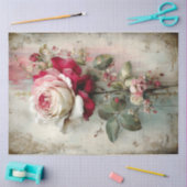 美しい美しい収集バラ 薄葉紙 (クラフト)