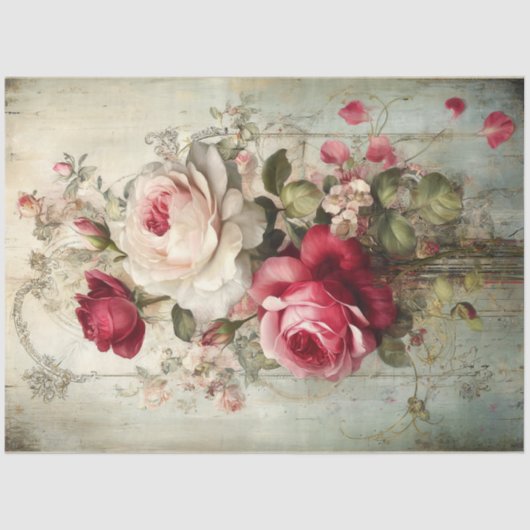 美しい美しい収集バラ 薄葉紙 (正面)