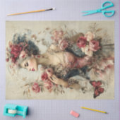 美しい美しい収集ポートレート 薄葉紙 (クラフト)