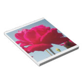 美しい美しい天体バラ赤と青 ノートパッド (アングル)