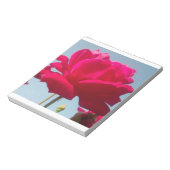 美しい美しい天体バラ赤と青 ノートパッド (回転)