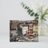 美しい美しい歴史的なアネシー，フランス ポストカード (スタンド正面)