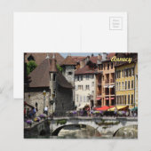 美しい美しい歴史的なアネシー，フランス ポストカード (正面/裏面)