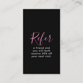 美しい美学サロンQRコードアポイントメント 紹介カード