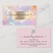 美しい美容師シリンジボトックスB12 QRコード 名刺 (正面/裏面)