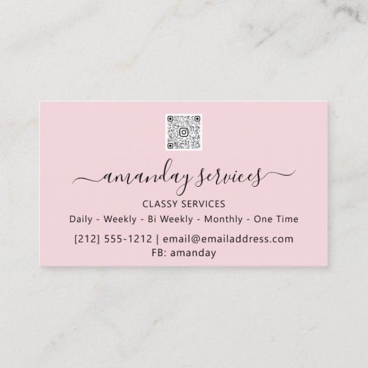 美しい美容師シリンジボトックスB12 QRコード 名刺 (裏面)