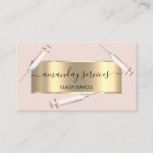 美しい美容師シリンジボトックスB12 QRCodeバラ 名刺 (正面)