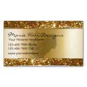 美しい美容師名刺マグネット マグネット名刺 (正面)