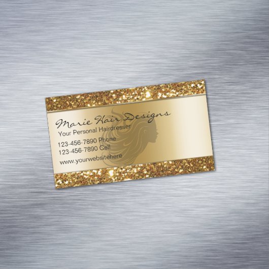 美しい美容師名刺マグネット マグネット名刺 (インサイチュ)