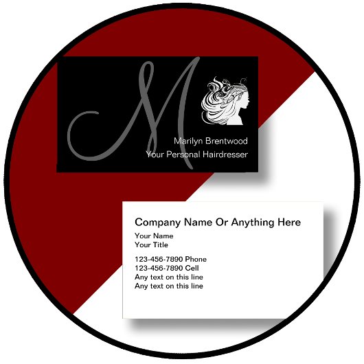 美しい美容業者名刺 名刺