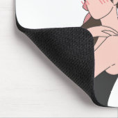 美しい美少女のカスタマイズ マウスパッド (コーナー)