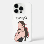 美しい美少女のカスタマイズ Case-Mate iPhoneケース (裏面)